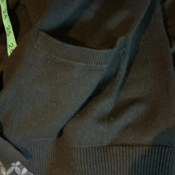 Love Scarlett Black knit longsleeve cardigan sweater Sz L - Picture 10 of 11